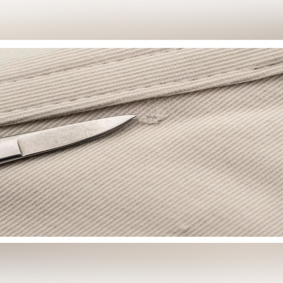 NWD 690$ ISAIA NAPOLI Beige Chino Pant Gabardine Cotton 36 US / 52 EU - Picture 4 of 7